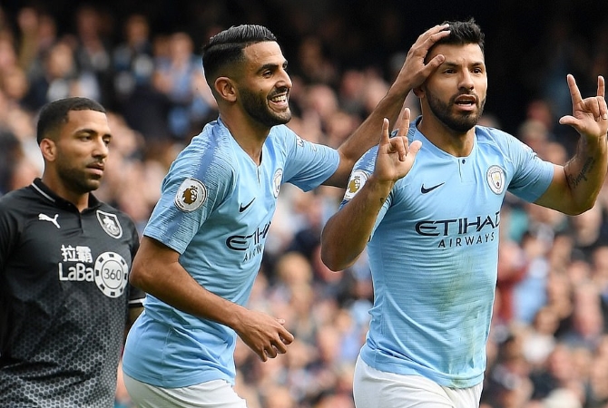 Man City Thump Burnley To Reclaim PL Top Spot As Spurs Beat West Ham In London Derby